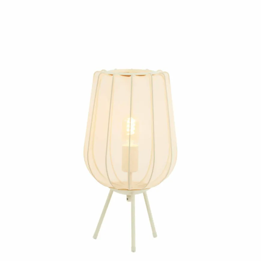 Light en Living Tafellamp Ø25x45 cm PLUMERIA zand