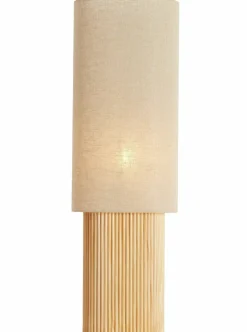 Light en Living Tafellamp 30x20x94 cm LASLO hout natural+linnen naturel