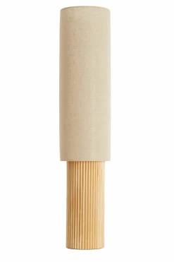 Light en Living Tafellamp 30x20x94 cm LASLO hout natural+linnen naturel