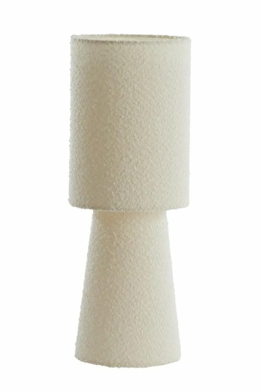 Light en Living Tafellamp Ø20x57,5 cm MICKY bouclé crème