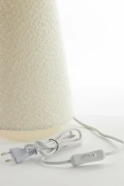 Light en Living Tafellamp Ø20x57,5 cm MICKY bouclé crème
