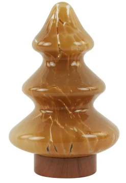 Light en Living Tafellamp LED Ø14x20 cm TREE glas karamel+koper