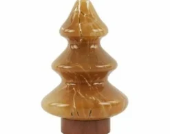 Light en Living Tafellamp LED Ø14x20 cm TREE glas karamel+koper