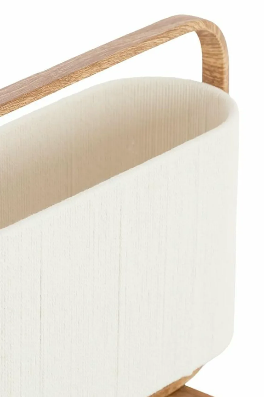 Light en Living Tafellamp 45x15x37,5 cm LECCE houtprint + touw naturel