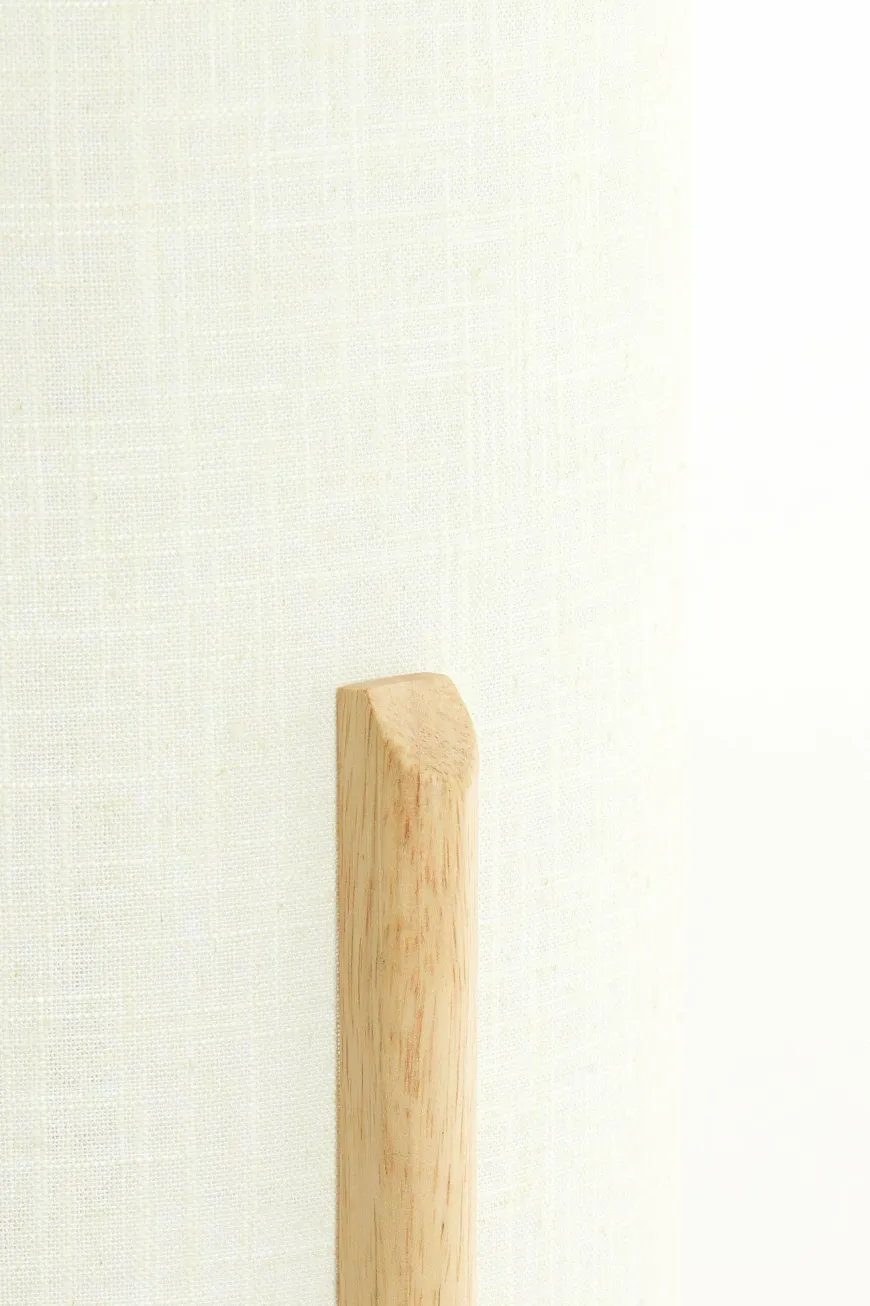 Light en Living Tafellamp Ø22x33 cm LITTO naturel+linnen wit
