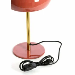 Light en Living Tafellamp Ø22x34 cm SURIN glans koraal+goud