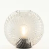 Light en Living Tafellamp LED MILADO glas zand - 16,5 x 7 x 16,5 cm