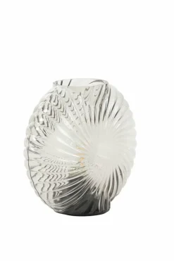 Light en Living Tafellamp LED MILADO glas zand - 16,5 x 7 x 16,5 cm