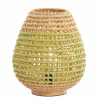 Light en Living Tafellamp Ø32x34,5 cm KALIPA rotan naturel+groen