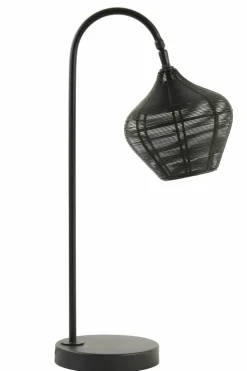 Light en Living Tafellamp 27x20x61 cm ALVARO mat zwart
