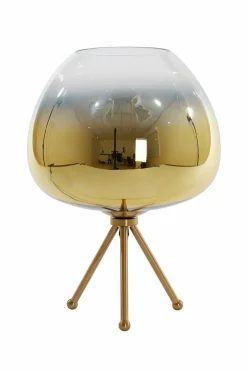 Light en Living Tafellamp Ø30x43 cm MAYSON glas goud-helder+goud