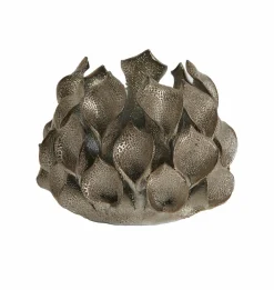 Light en Living Theelicht Ø10x8 cm cm SOREJA porselein brons