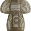 Light en Living Theelicht Ø20x24 cm MUSHROOM licht goud