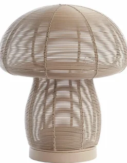 Light en Living Theelicht Ø20x24 cm MUSHROOM mat beige