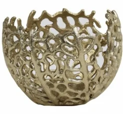 Light en Living Theelicht Ø12x10 cm SABELA antiek goud