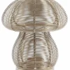 Light en Living Theelicht Ø15x18 cm MUSHROOM licht goud