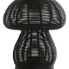 Light en Living Theelicht Ø15x18 cm MUSHROOM mat zwart