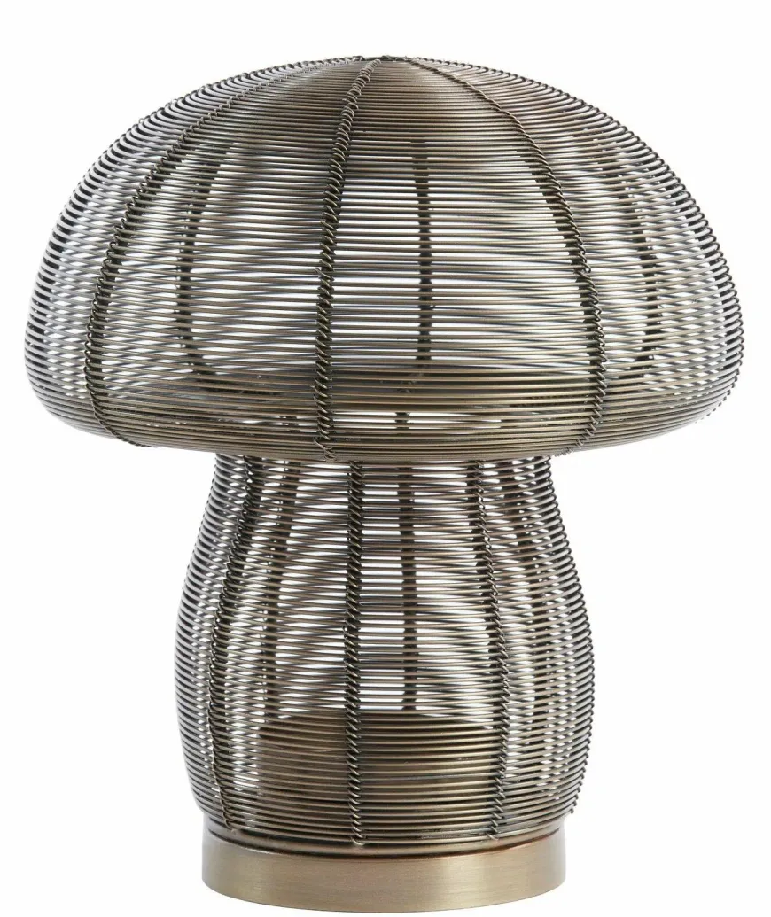 Light en Living Theelicht Ø20x24 cm MUSHROOM antiek brons