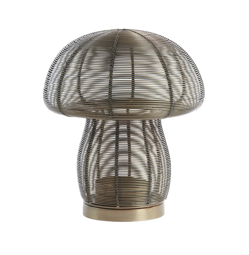 Light en Living Theelicht Ø20x24 cm MUSHROOM antiek brons