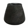 Light en Living Theelicht Siluwa Glas glitter zwart Ø9x9 cm