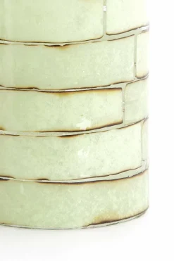 Light en Living Theelicht Ø14x20 cm DRONERI glas helder+mint groen