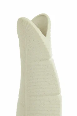 Light en Living Vaas Deco 19x11x46,5 cm LOU keramiek mat creme