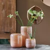 Light en Living Vaas BOWIE glas perzik-bruin - Diverse afmetingen