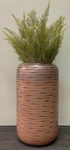 Light en Living Vaas BOWIE glas perzik-bruin - Diverse afmetingen