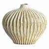 Light en Living Vaas deco 35x21x30 cm LORITO keramiek olijfgroen