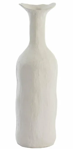 Light en Living Vaas deco 9x8x40 cm TEODORA crème