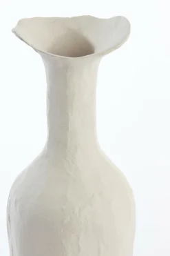 Light en Living Vaas deco 9x8x40 cm TEODORA crème