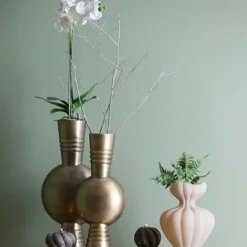Light en Living Vaas deco Ø21X60 cm cm KAVANSI antiek brons