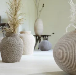 Light en Living Vaas deco Ø46x37 cm VALERIE licht bruin