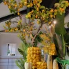 Light en Living Vaas deco LEMON geel - 41 cm hoog