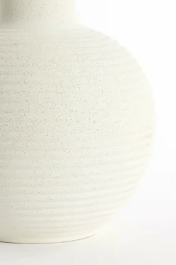 Light en Living Vaas deco Ø34x52 cm ULLOA keramiek mat crème