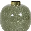 Light en Living Vaas deco Ø26x26 cm CHOW groen/wit-goud