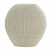 Light en Living Vaas deco 30x13x31,5 cm BUBIO crème