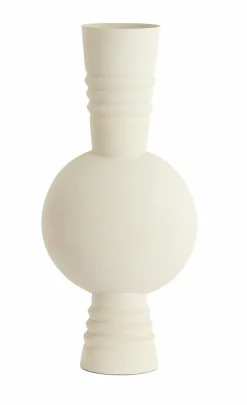 Light en Living Vaas deco Ø18X54,5 cm KAVANSI mat creme