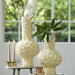 Light en Living Vaas deco Ø27.5x46.5 cm GYULA crème