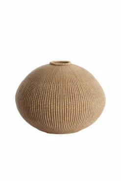 Light en Living Vaas deco Ø35x26,5 cm VALERIE licht bruin