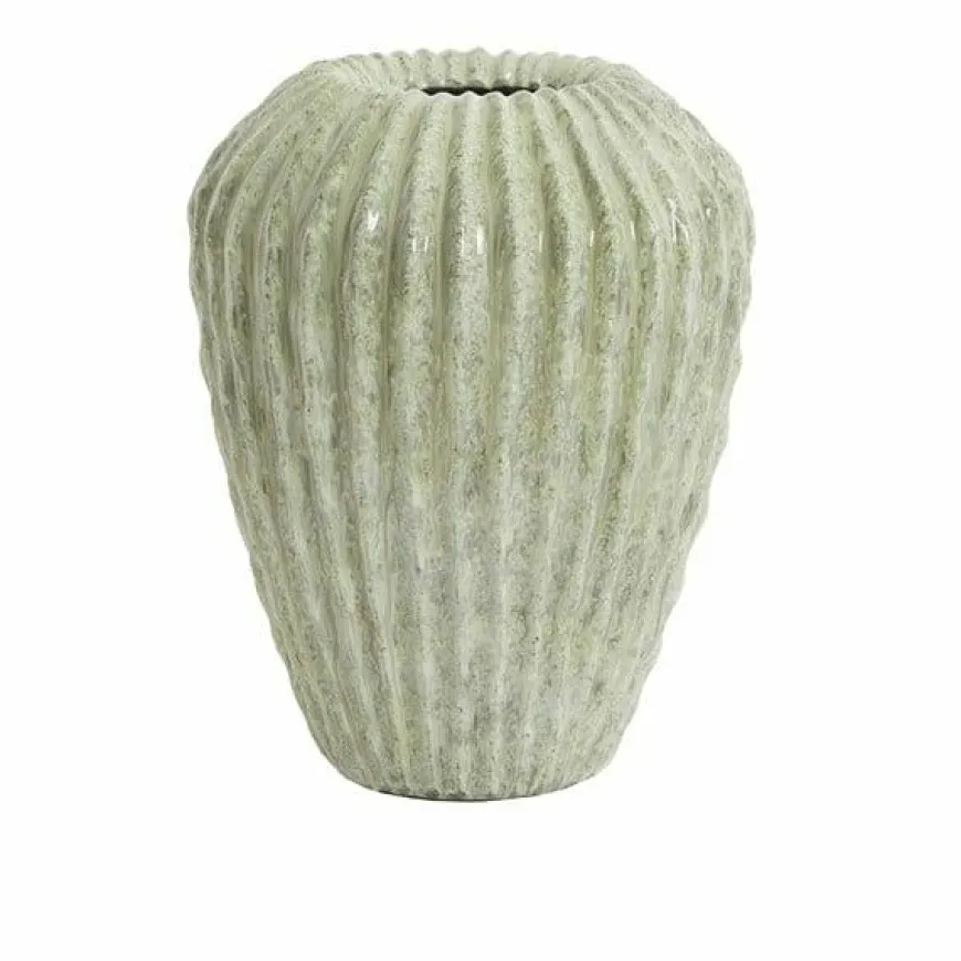 Light en Living Vaas deco Ø29x37 cm CACTI shiny mint groen