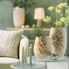 Light en Living Vaas deco 23X20,5X26 cm AMIATA keramiek mat crème