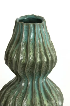 Light en Living Vaas deco Ø19x31,5 cm VANIA keramiek blauw