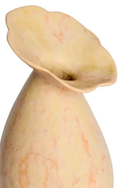 Light en Living Vaas deco Ø14x24 cm CULLA keramiek licht perzik