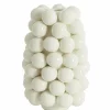Light en Living Vaas deco Ø16X24 cm BOYANG keramiek shiny wit
