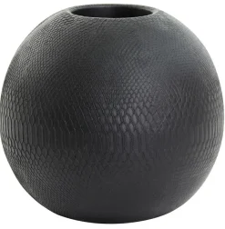 Light en Living Vaas deco Ø30x27,5 cm SKELD zwart