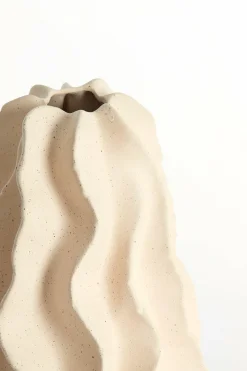 Light en Living Vaas Deco Ø22,5X37,5 cm NELANI mat crème
