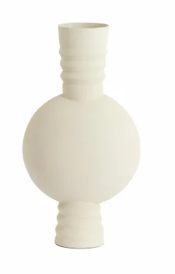 Light en Living Vaas deco Ø14x40 cm cm KAVANSI mat creme