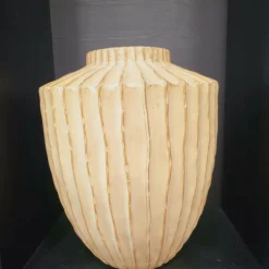 Light en Living Vaas deco Ø32X40 cm TALEA keramiek zand-beige