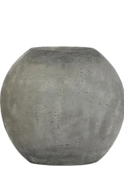Light en Living Vaas deco RAYSKIN grijs - 49,5x20x45 cm